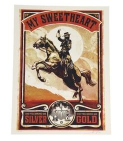 Shepard Fairey "Gallows Pole" Screen Print