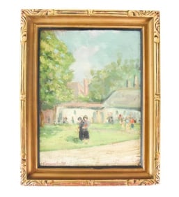 Franklin P. Brownell Oil on Canvas Painting