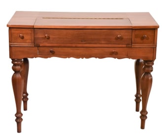 Antique Spinet Hand Carved Writing Desk