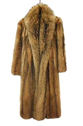 Davellin New York Coyote Fur Full Length Coat (1 of 11)