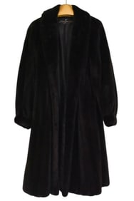 Woman's Brown Ranch Mink Full Length Coat