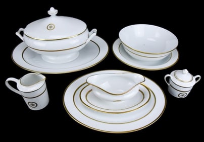 Bernardaud Limoges Sparte Porcelain Service Set