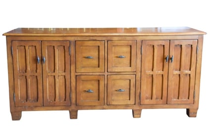 Bausman & Co. Hand Carved Side Board