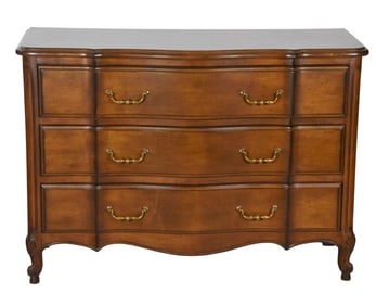 French Provincial Style Carved 3 Drawer Dresser