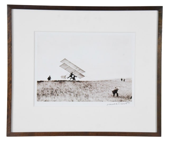 Jacques-Henri Lartique Signed Photograph Flight (1 of 8)