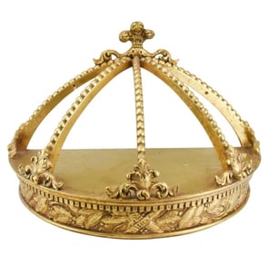 Decorative Gold Swag Canopy Bed Crown