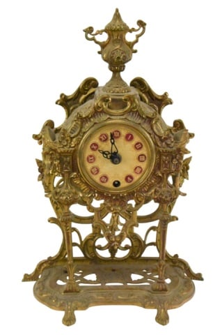 Imperial Cast Brass French Mantle Clock (1 of 13)