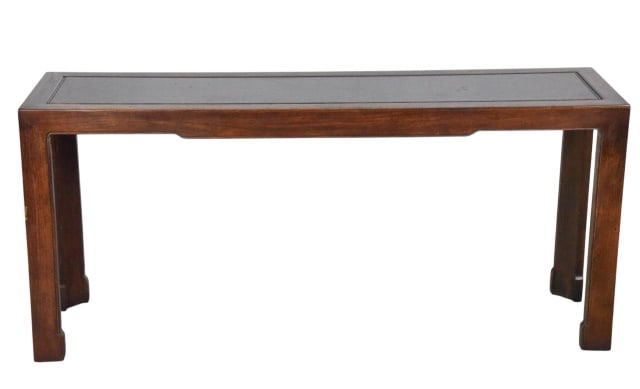 Baker Oriental Style Carved Console Table (1 of 12)