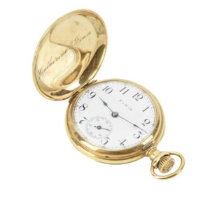 14K Yellow Gold Elgin Pocket Watch 12540455