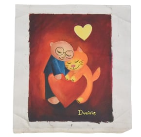 After Yulia Dvoiris Acrylic Painting on Canvas