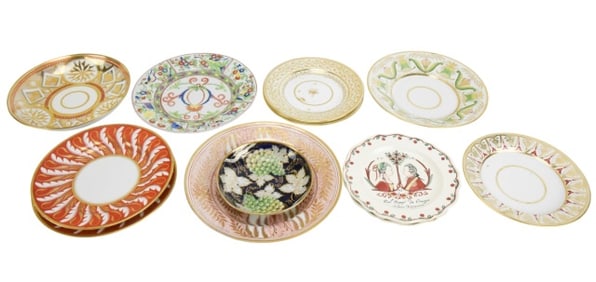 Collection Bardith NYC Antique English Plates