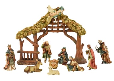 Department 56 Holy Night Nativity Set of 11 Pieces