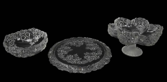 Mikasa Crystal Germany Bella Rosa Serving Pieces