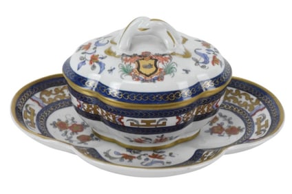 Porcelain De Paris Edme Samson Style Dish