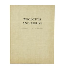 Roy Bailey Signed Numbered Woodcuts & Words 1962