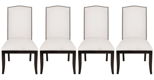 4 Parsons Style Upholstered Side Dining Chairs (1 of 13)