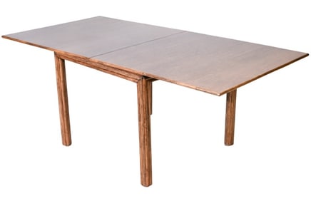 Rustic Farmhouse Rotating Flip Top Dining Table