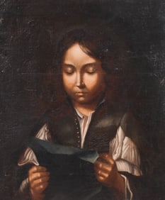 After Michael Sweerts Portrait of a Boy Reading