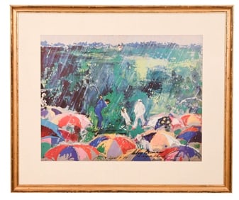 Leroy Neiman 1973 Print Augusta National Golf Club