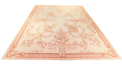 French Empire Aubusson Flat Woven Tapestry Rug