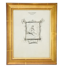 Louis Michel Eilshemius Hot Day Pen & Ink Drawing