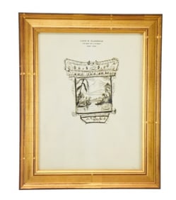 Louis Michel Eilshemius In the Tropics Drawing