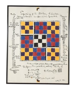 Alfred Jensen Squaring of the 260 Days - Calendar