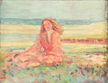 Maurice Galbraith Cullen Oil on Panel Painting