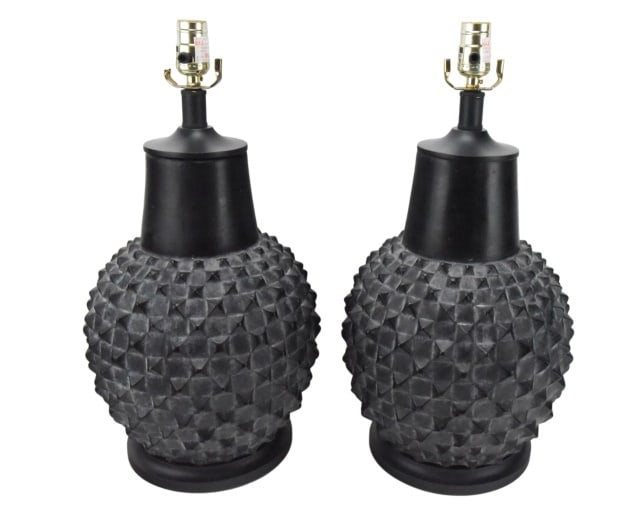 The Currey And Company Terracotta and Wood Lamps (1 of 8)