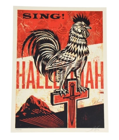 Shepard Fairey "Jesus' Chariot" Screen Print (1 of 6)