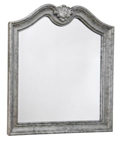 Cottage Inspired Style Distressed Gray Wash Mirror