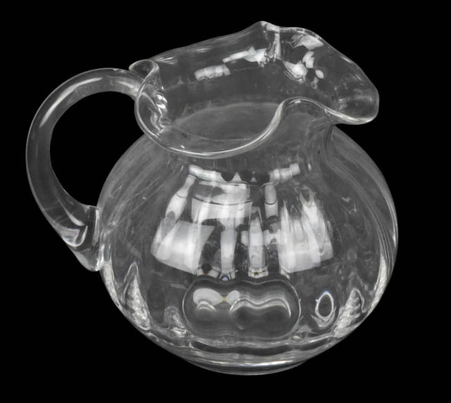 Tiffany & Co Crystal Ruffled Iced Tea Pitcher (1 of 5)