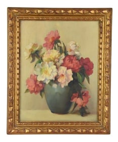 Cecil Golding Floral Still Life Oil on Canvas
