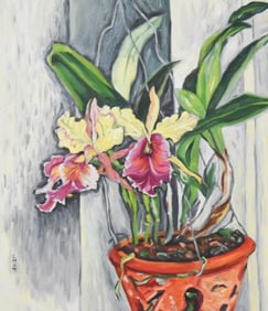 After Georgette Chen Oil Painting Still Life