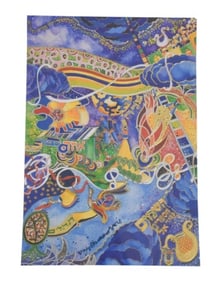 Rafael Abecassis "King David's Song" Signed Print