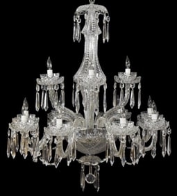 Waterford Crystal Powerscourt 12 Arm Chandelier
