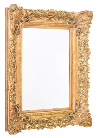 Rococo Style Gilt Resin Wall Mirror (1 of 9)