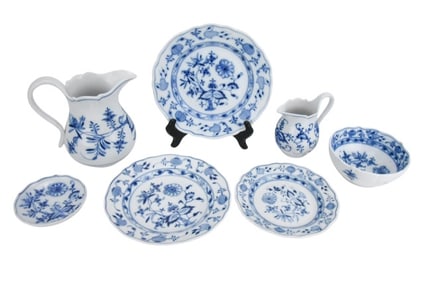 Misc. Meissen Blue Onion Porcelain Tableware