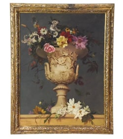 Leonce Seeger 1916 Signed Still Life Oil Painting