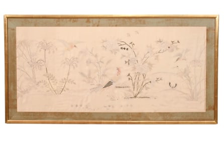 Antique Chinese Kesi Kosu Embroidery Panel