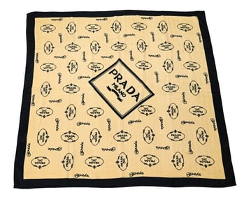 Prada Silk Signature Woman's Scarf