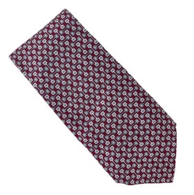 Gucci Italy Men's Silk Patterned Tie