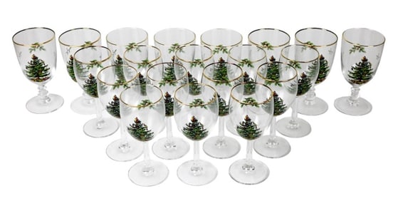 Collection Spode Christmas Stem Glassware