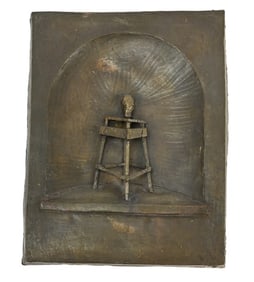 1991 Bronze Wall Sculpture by Thomas McAnulty