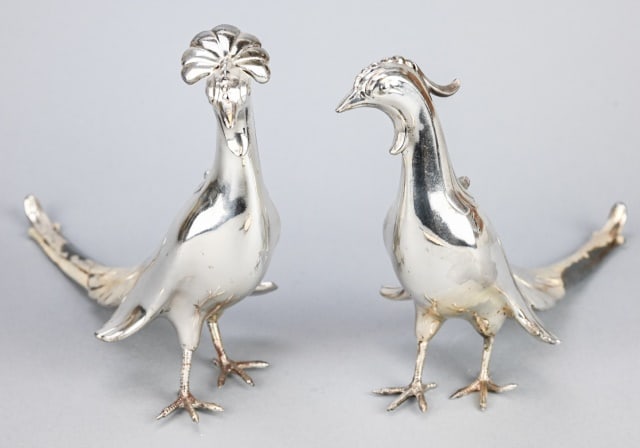 Alfred Flauder Weidlich Bros Gold Plated Pheasants (1 of 9)