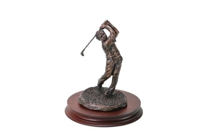 Legends USA Mixed Media Golfer Sculpture LE
