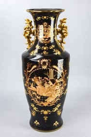 Large Amphora Style Vase w Neo Classical Motifs