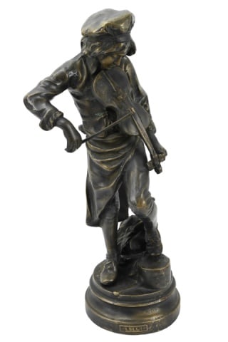 Adrien Etienne Gaudez Bronze Lulli Enfant Statue (1 of 14)