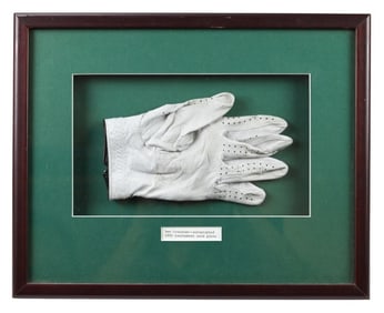 Ben Crenshaw Signed 1995 Tournament Glove Framed