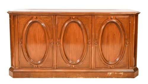 Traditional Style Hand Carved Credenza Buffet